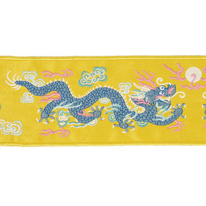 Lili Dragon Tape Yellow 78172 by Schumacher Designer Trim