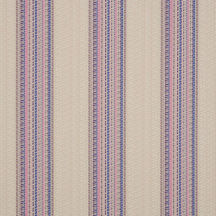 Bendita Stripe Indoor/Outdoor Lilac 79154 by Schumacher Designer Fabric Indoor/Outdoor Recolors 6.75" - Swanky Fabrics -
