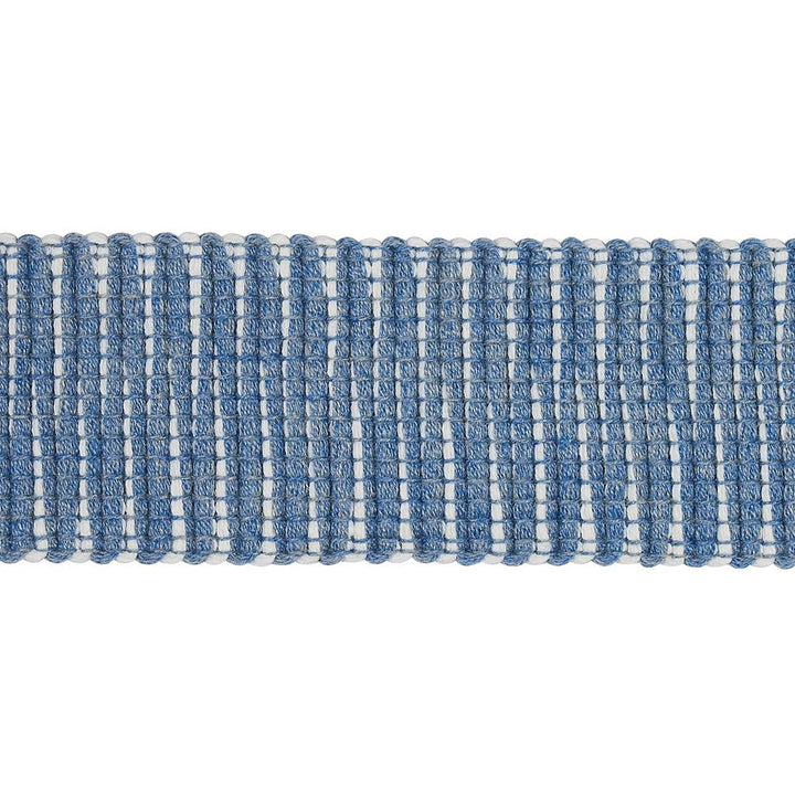 Pierce Tape Indoor/Outdoor Chambray 79413 by Schumacher Designer Trim Indoor/Outdoor Recolors - Swanky Fabrics -