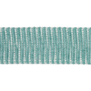 Pierce Tape Indoor/Outdoor Aqua 79414 by Schumacher Designer Trim