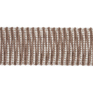 Pierce Tape Indoor/Outdoor Neutral 79415 by Schumacher Designer Trim