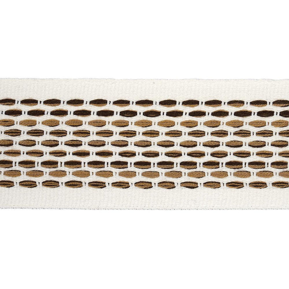Portola Tape Indoor/Outdoor Neutral 79423 by Schumacher Designer Trim Indoor/Outdoor Recolors - Swanky Fabrics -