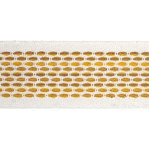 Portola Tape Indoor/Outdoor Yellow 79425 by Schumacher Designer Trim