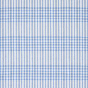 Bergen Plaid Sky 80803 by Schumacher Designer Fabric