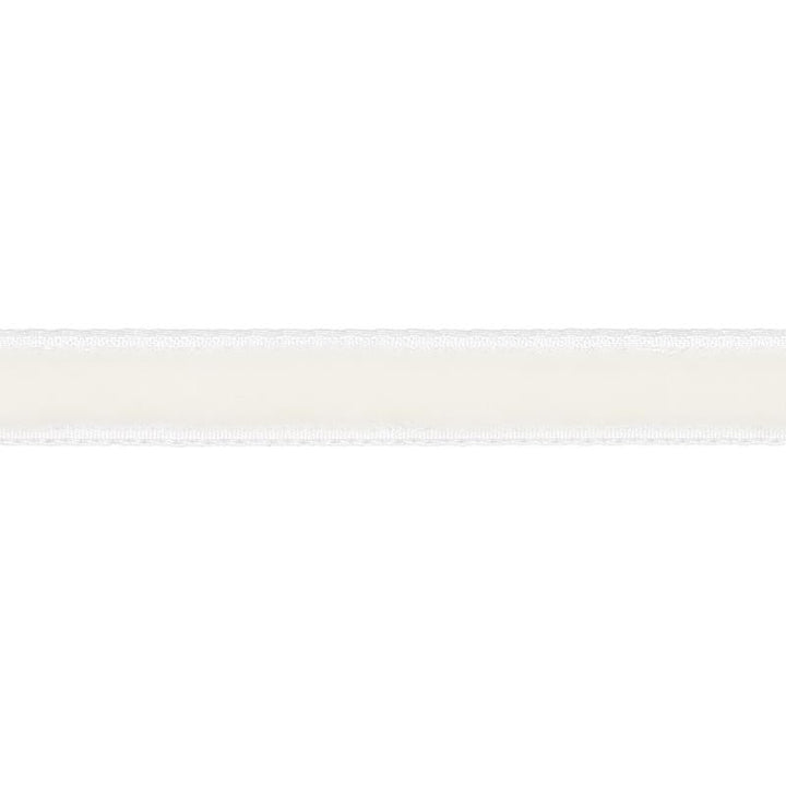 Velvet Tape Narrow Ivory 80920 by Schumacher Designer Trim Perfect Basics: Velvet Tapes - Swanky Fabrics -