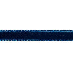 Velvet Tape Narrow Saphire 80924 by Schumacher Designer Trim