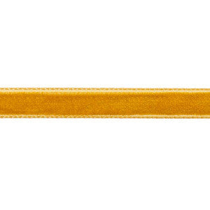Velvet Tape Narrow Gold 80926 by Schumacher Designer Trim