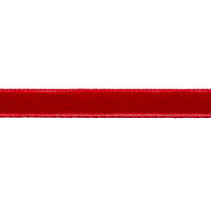 Velvet Tape Narrow Crimson 80927 by Schumacher Designer Trim