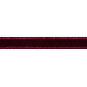 Velvet Tape Narrow Aubergine 80928 by Schumacher Designer Trim