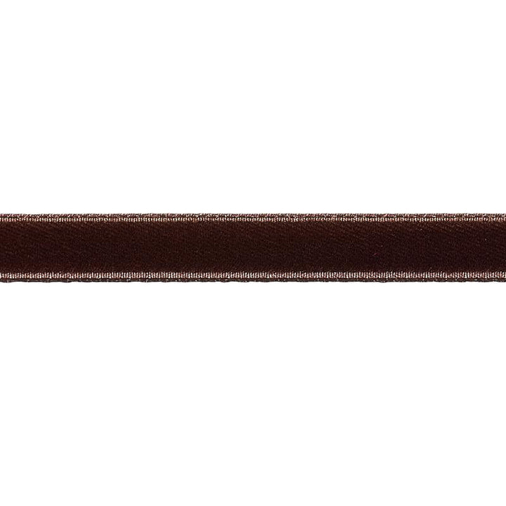 Velvet Tape Narrow Truffle 80929 by Schumacher Designer Trim Perfect Basics: Velvet Tapes - Swanky Fabrics -