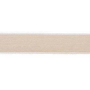 Velvet Tape Medium Dove 80941 by Schumacher Designer Trim