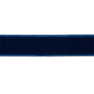 Velvet Tape Medium Saphire 80944 by Schumacher Designer Trim