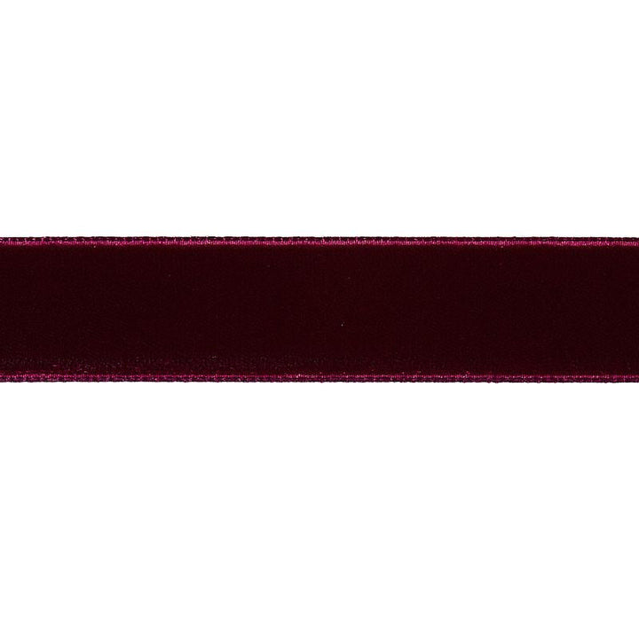 Velvet Tape Medium Aubergine 80948 by Schumacher Designer Trim Perfect Basics: Velvet Tapes - Swanky Fabrics -