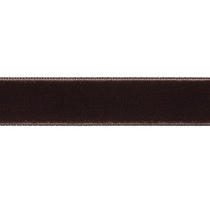 Velvet Tape Medium Truffle 80949 by Schumacher Designer Trim