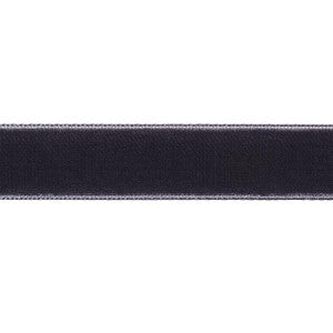 Velvet Tape Medium Graphite 80950 by Schumacher Designer Trim