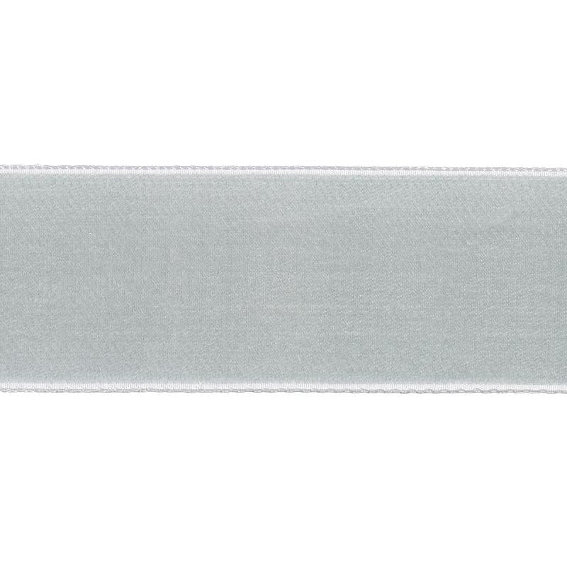 Velvet Tape Wide Mineral 80962 by Schumacher Designer Trim Perfect Basics: Velvet Tapes - Swanky Fabrics -