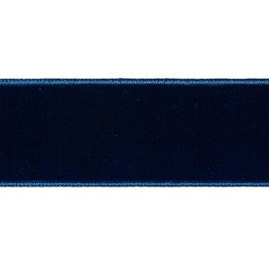 Velvet Tape Wide Saphire 80964 by Schumacher Designer Trim