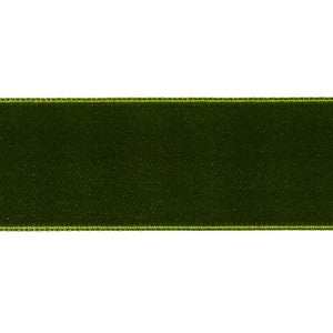 Velvet Tape Wide Moss 80965 by Schumacher Designer Trim
