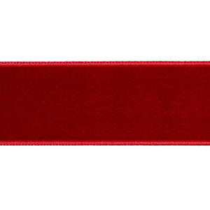 Velvet Tape Wide Crimson 80967 by Schumacher Designer Trim