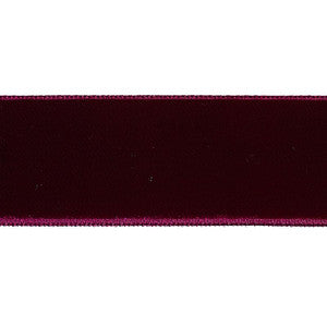 Velvet Tape Wide Aubergine 80968 by Schumacher Designer Trim