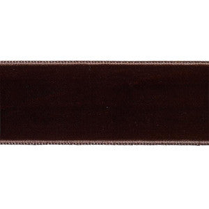 Velvet Tape Wide Truffle 80969 by Schumacher Designer Trim