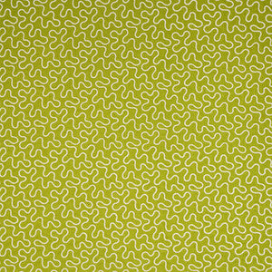 Meander Embroidery Leaf 67604 by Schumacher Designer Fabric
