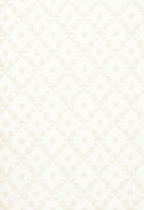 Cellini Embroidery Ivory 67620 by Schumacher Designer Fabric