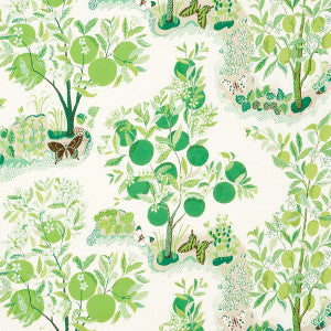 Citrus Garden Indoor/Outdoor Leaf 177332 by Schumacher Designer Fabric