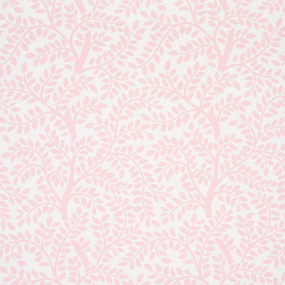 Temple Garden Ii Blush 5011964 by Schumacher Designer Wallpaper Preppy Chic 13.5" - Swanky Fabrics -