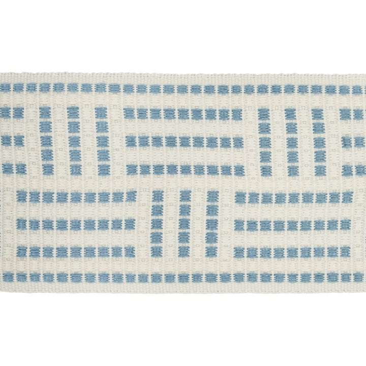 Brickell Tape Indoor/Outdoor Sky 75962 by Schumacher Designer Trim Preppy Chic 2.5" - Swanky Fabrics -