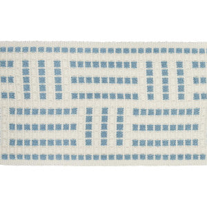 Brickell Tape Indoor/Outdoor Sky 75962 by Schumacher Designer Trim