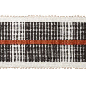 Calcada Tape Wide Rust 78974 by Schumacher Designer Trim