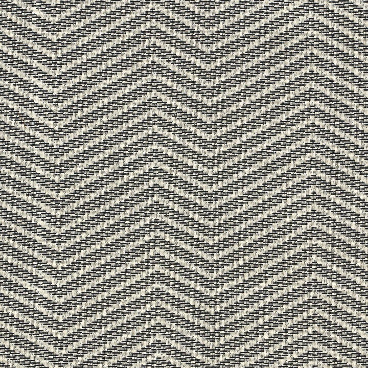 Sparre Pingl Ivory 80980 by Schumacher Designer Fabric Stephanie Seal Brown 26.75" - Swanky Fabrics -