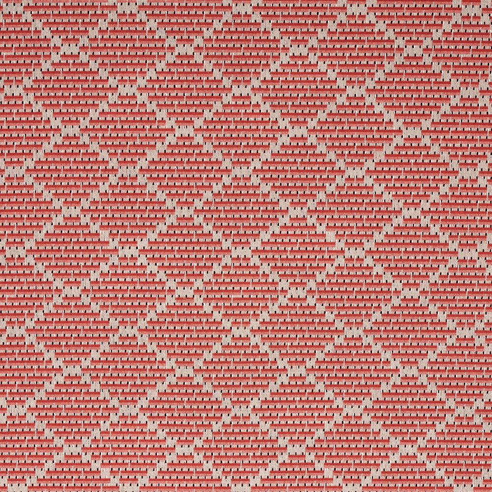 Berg Pingl Coral 80992 by Schumacher Designer Fabric Stephanie Seal Brown 13.38" - Swanky Fabrics -