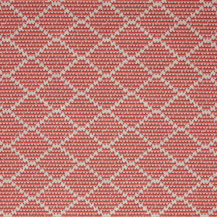 Berg Pingl Coral 80992 by Schumacher Designer Fabric Stephanie Seal Brown 13.38" - Swanky Fabrics -
