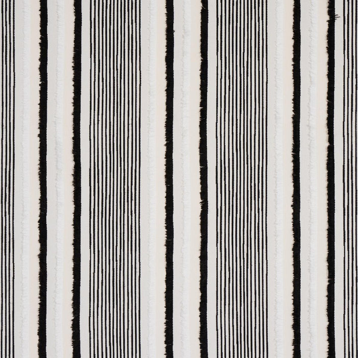 Billy Indoor/Outdoor Black 81110 by Schumacher Designer Fabric Indoor/Outdoor 8.89" - Swanky Fabrics -