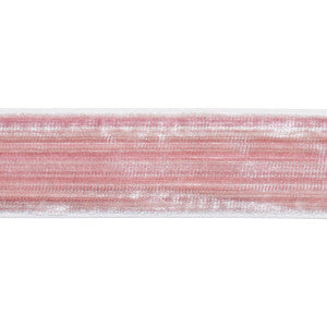 Gaspard Velvet Tape Narrow Blush 81292 by Schumacher Designer Trim