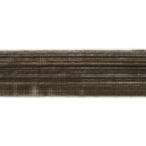 Gaspard Velvet Tape Narrow Charcoal 81294 by Schumacher Designer Trim