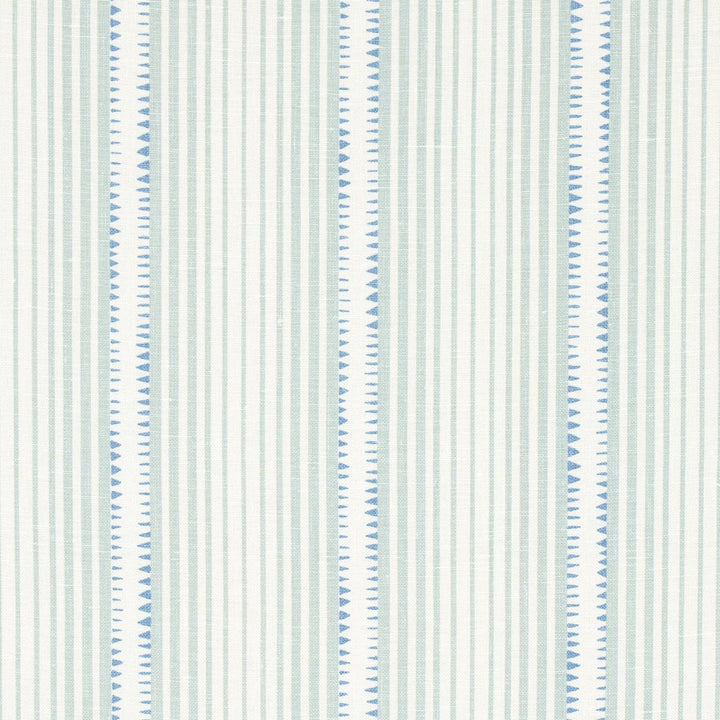 Moncorvo Mineral 176276 by Schumacher Designer Fabric Stripes Revisits 27.0" - Swanky Fabrics -
