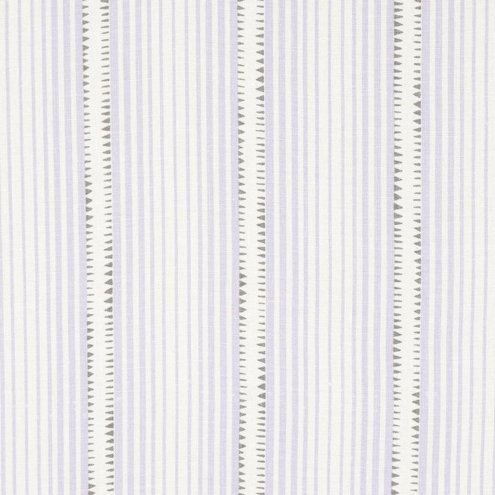 Moncorvo Lilac 176277 by Schumacher Designer Fabric Stripes Revisits 27.0" - Swanky Fabrics -