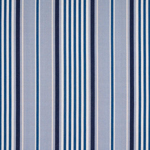 Minzer Cotton Stripe Blue 66014 by Schumacher Designer Fabric