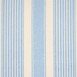Summerville Linen Stripe Sky 66094 by Schumacher Designer Fabric
