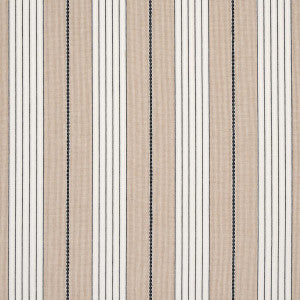 Audrey Stripe Natural 71375 by Schumacher Designer Fabric