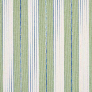 Audrey Stripe Green 71376 by Schumacher Designer Fabric