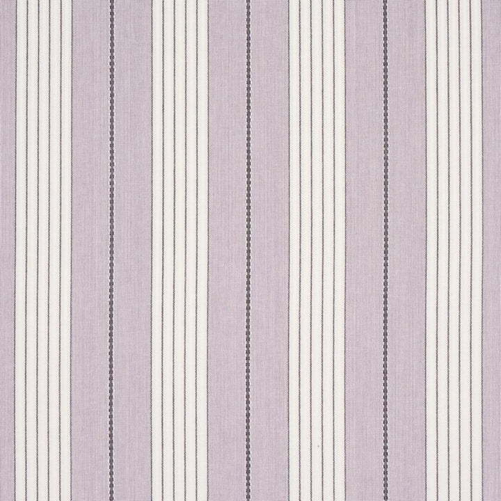 Audrey Stripe Lilac 71377 by Schumacher Designer Fabric Stripes Revisits 4.75" - Swanky Fabrics -