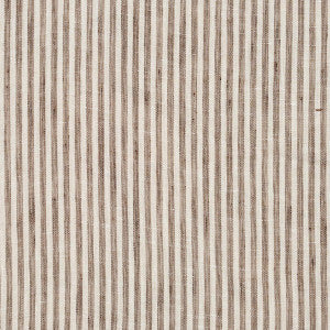 Tori Stripe Sheer Brown 81321 by Schumacher Designer Fabric