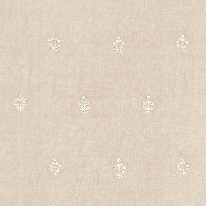 Maria Embroidery Linen 67791 by Schumacher Designer Fabric FIRENZE / SHEERS See Sample INDIA . </p><p>Repeat: Horizontal: 4 1/4" (11CM) and Vertical: 16 3/4" (43CM) 51" WIDE (130CM) - Swanky Fabrics -