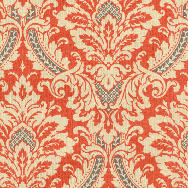 Donnington Clay 678013 by Waverly Designer Fabric - 100%Cotton U.S.A. 45000 Horizontal: 4.5 and Vertical: 13.5 54 - Swanky Fabrics -