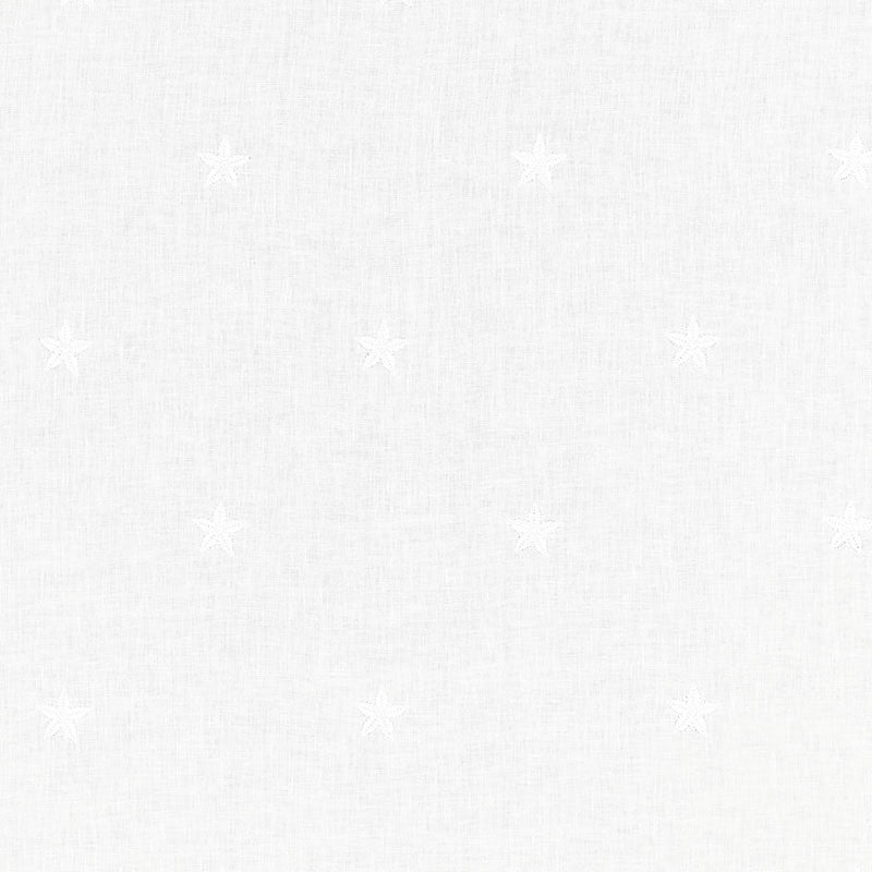 Vincenzo Embroidery Blanc 67810 by Schumacher Designer Fabric FIRENZE / SHEERS LINEN 85% VISCOSE RAYON 15% INDIA </p><p>Repeat: Horizontal: 5" (13CM) and Vertical: 11 3/4" (30CM) 50.75 - Swanky Fabrics -