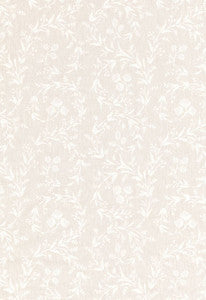 Fiorentina Embroidery Oat 67821 by Schumacher Designer Fabric